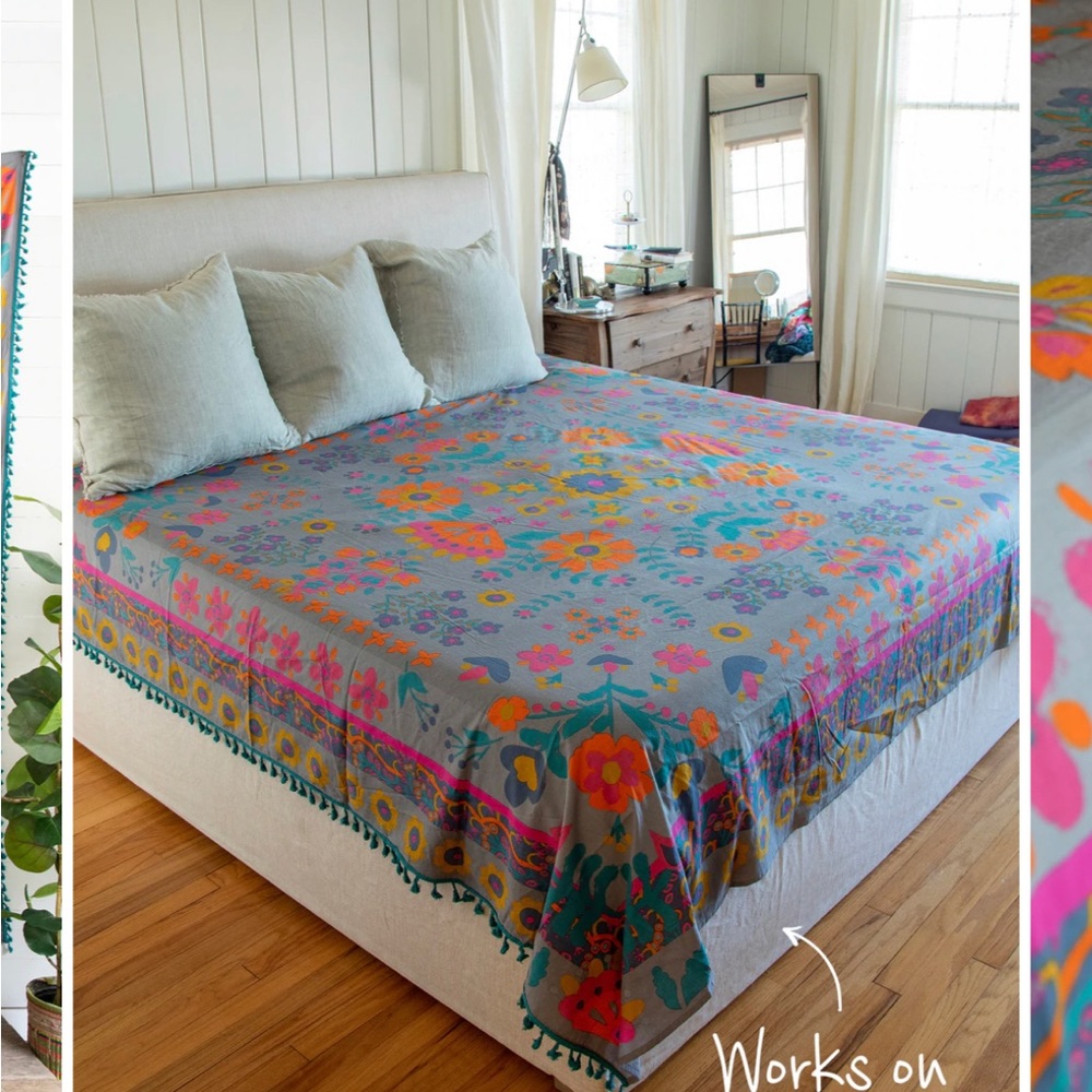 Light Bed Cover or Wall Tapestry